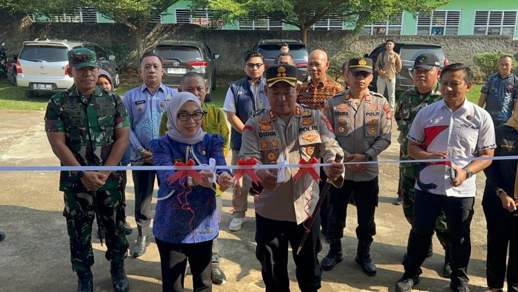 Sambut Hari Bhayangkara ke-80, Polres Way Kanan Resmikan Kampung Sriwijaya sebagai Kampung Bebas Narkoba