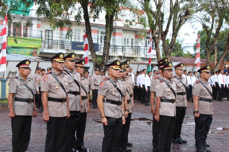 Sertijab Sejumlah PJU dan Kapolsek Jajaran, Kapolres Aceh Barat Tekankan Profesionalisme dan Peningkatan Pelayanan Publik