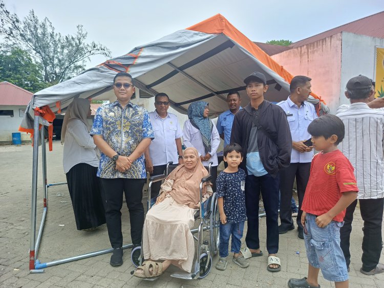 Hari Kelima, Walikota Langsa Tinjau Penyaluran Bantuan dan Tambah Fasilitas Demi Kenyamanan Warga