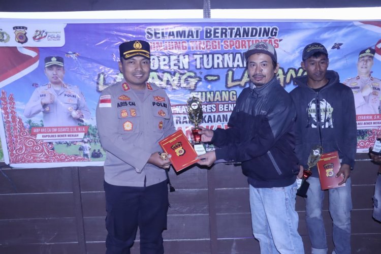Semarak Hari Bhayangkara ke-80, Kapolres Bener Meriah Gelar Open Turnamen Layang-Layang Tunang