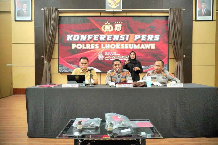 Polres Lhokseumawe Ungkap Tuntas Kasus Perampasan Kemerdekaan, Penembakan, dan Pembunuhan di Alue Lim