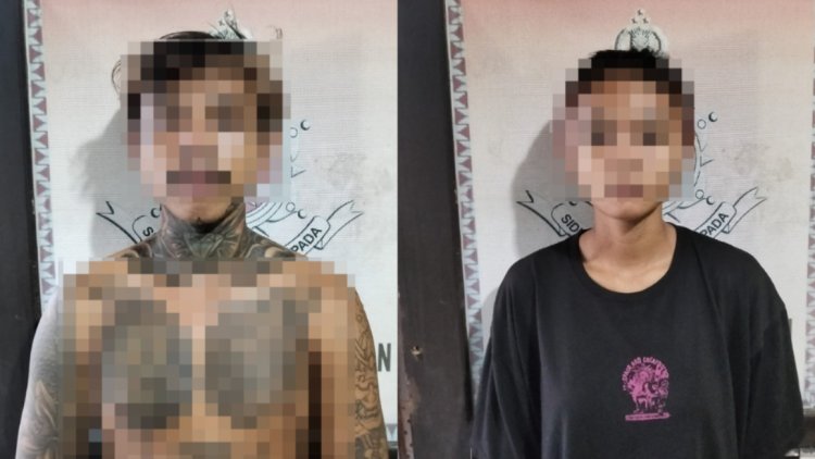 Curi HP di Pasar Malam, Seorang Pria dan Wanita Asal Pasir Sakti Diamankan Polsek Baradatu