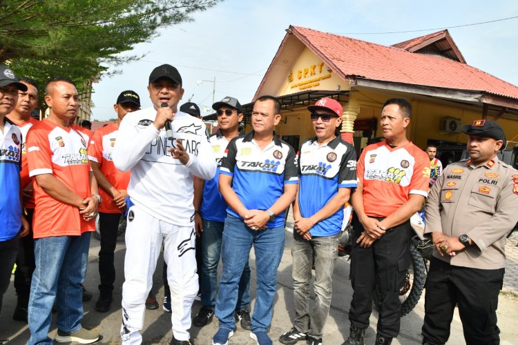 Ratusan Rider Taklukkan Lintasan TAKAT III, Hari Bhayangkara Ke 80  Jadi Momentum Persaudaraan dan Kepedulian