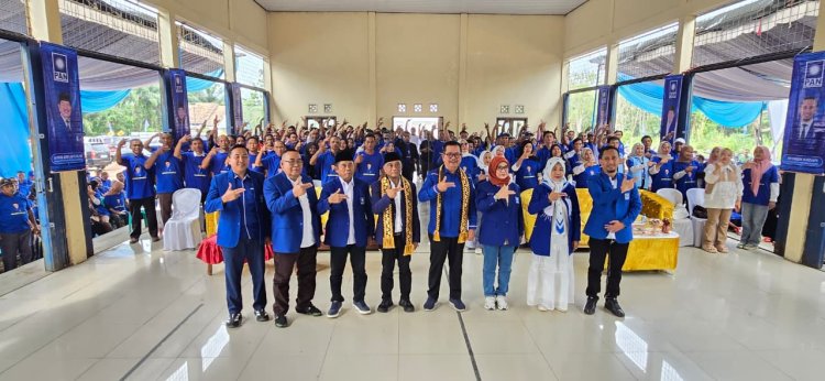 227 Pengurus Ranting PAN Way Kanan Sah Dilantik, Perkuat Struktur Hingga Akar Rumput