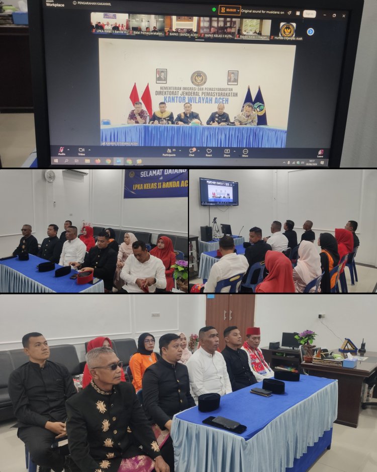 Perkuat Pelayanan dan Keamanan, LPKA Banda Aceh Siap Laksanakan Arahan Kanwil Ditjenpas Aceh