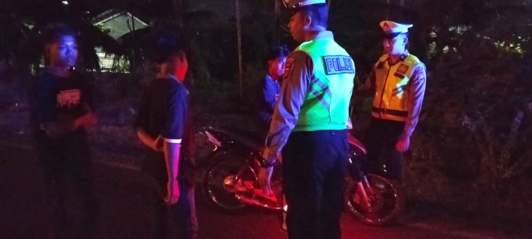 Tegas! Satlantas Polres Aceh Utara Tindak Pengguna Knalpot Brong Demi Kenyamanan Warga