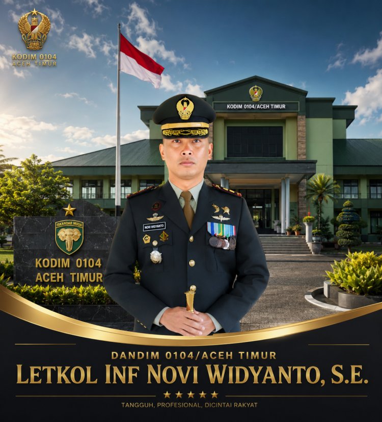 Dandim 0104/Aceh Timur Ucapkan Selamat HUT Bhayangkara ke-80, Dorong Sinergi TNI-Polri Makin Solid
