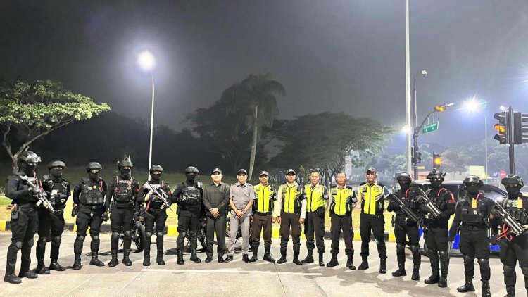 Patroli Rayonisasi Batalyon D Pelopor Berhasil Jaga Kondusivitas Wilayah Kabupaten Bekasi
