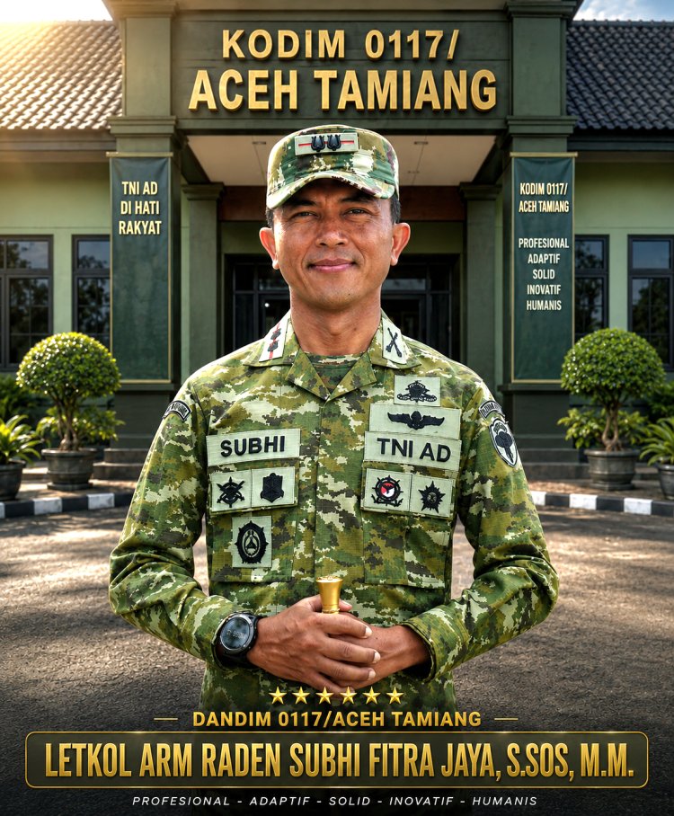Dandim 0117/Aceh Tamiang Ucapkan Selamat Hari Bhayangkara ke-80, TNI-Polri Harus Tetap Kompak Melayani Rakyat