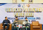Haji Uma Isi kuliah Umum di Aula Bupati Pidie Jaya Bersama PII di buka Wabup bertema Aceh Emas atau Aceh Cemas