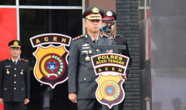 Kapolres Aceh Tengah Pimpin Upacara Hari Bhayangkara ke-80, Tegaskan Polri Hadir Mengabdi dan Bekerja untuk Masyarakat