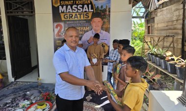 Sunat Massal Gratis Berjalan Sukses, Danton Ucapkan Terima Kasih kepada Semua Pihak