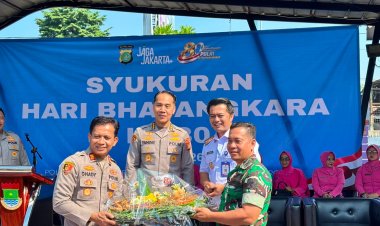 Polda Metro Jaya Gelar Syukuran Hari Bhayangkara ke-80 di Cisauk