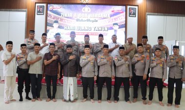 Samarak Hari Bhayangkara ke-80, Polres Pidie Jaya Gelar Zikir dan Doa Bersama Sebagai Wujud Syukur