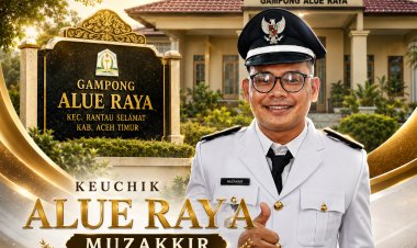 Muzakkir Resmi Pimpin Gampong Alue Raya, Siap Wujudkan Tata Kelola Pemerintahan yang Transparan