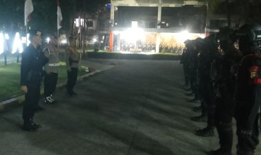 Patroli Rayonisasi Brimob Batalyon D Pelopor Jaga Kondusivitas Wilayah Kabupaten Bekasi