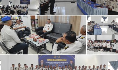 Kunjungi LPKA Banda Aceh, Kakanwil Ditjen PAS Aceh Tekankan Profesionalisme dan Disiplin Pegawai