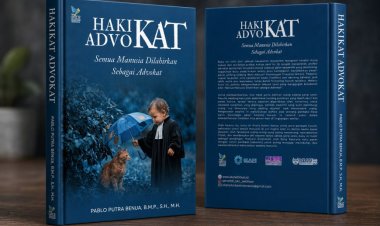 BUKU HAKIKAT ADVOKAT LARIS MANIS, KARYA PABLO BENUA INI DISEBUT SETARA PENDIDIKAN DOKTORAL