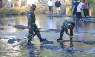 GERAKAN RADIN INTEN ASRI KODIM 0427/WAY KANAN, WUJUD NYATA KEPEDULIAN LINGKUNGAN DAN SOSIAL DI CURUP KERETA