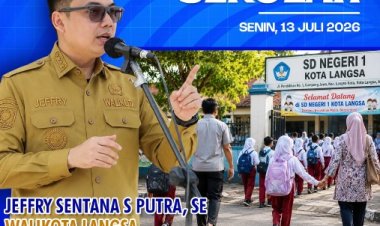 Wali Kota Langsa Ajak Orang Tua Dampingi Anak di Hari Pertama Masuk Sekolah