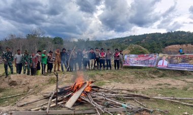 Cegah Tambang Emas Ilegal, TNI-Polri dan Satpol PP Aceh Tengah Turun Langsung ke Sungai Jambo Aye