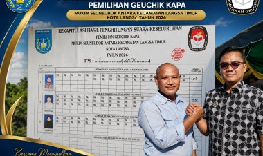 Irmansyah (Danton) Nomor Urut 2 Telak Menang Geuchik Gampong Kapa, Walikota Langsa  Sampaikan Ucapan Selamat