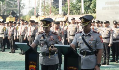 Resmi Naik Status Menjadi Polresta, Kapolda Jabar Lantik Kombes Mario Prahatinto Pimpin Karawang