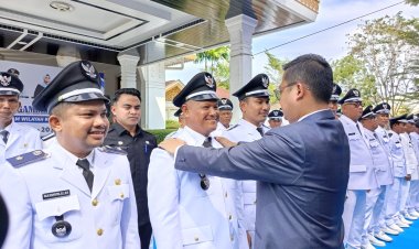 Dipuji Wali Kota Langsa, Irmansyah (Danton) Resmi Dilantik Sebagai Geuchik Gampong Kapa