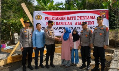 Polres Aceh Tengah Bangun Rumah Layak Huni untuk Warga yang Membutuhkan di Kecamatan Bies