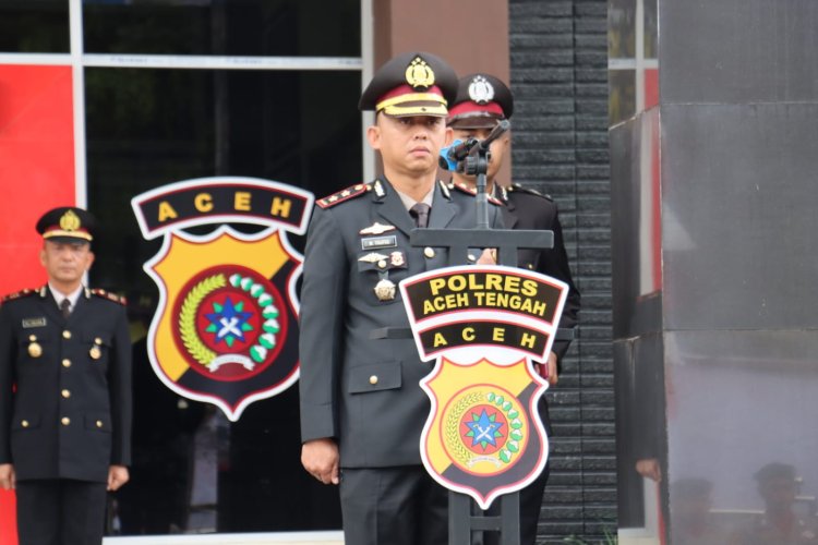 Kapolres Aceh Tengah Pimpin Upacara Hari Bhayangkara ke-80, Tegaskan Polri Hadir Mengabdi dan Bekerja untuk Masyarakat