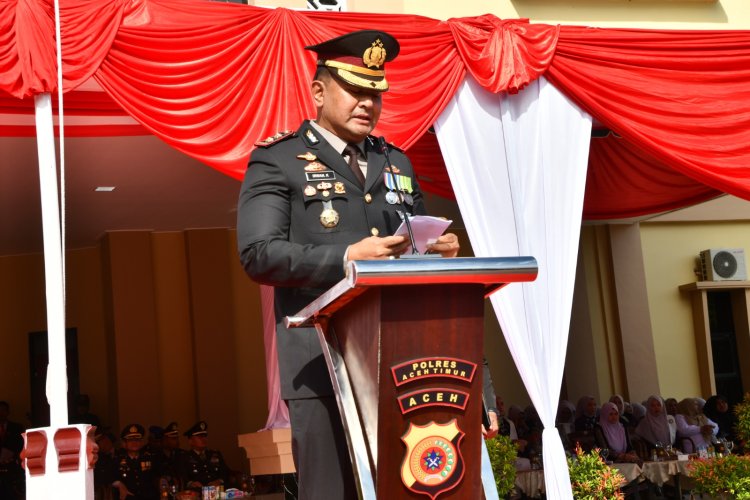 Pesan Kapolres Aceh Timur di Hari Bhayangkara Ke-80: Kepercayaan Publik Fondasi Utama Pengabdian Polri