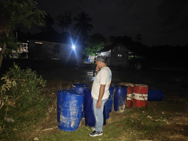 Sat Reskrim Polres Nagan Raya Kembali Ungkap Temuan 2.000 Liter Diduga Bio Solar Bersubsidi Tak Bertuan