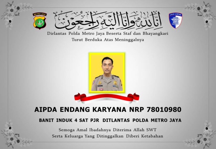 Gugur Saat Tolong Warga, Anggota Polantas Polda Metro Tewas Dilindas Truk Wing Box di JORR