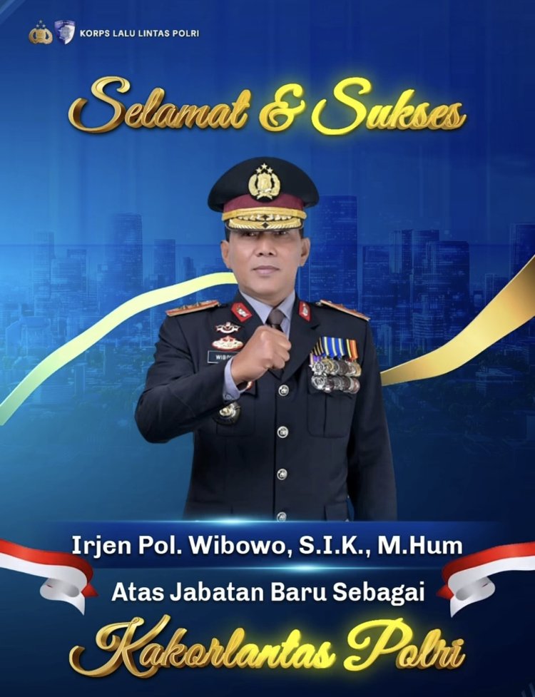 Irjen Wibowo Resmi Pimpin Korlantas Polri, Gantikan Irjen Agus Suryonugroho