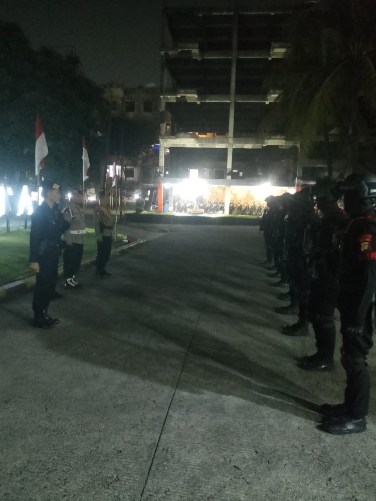 Patroli Rayonisasi Brimob Batalyon D Pelopor Jaga Kondusivitas Wilayah Kabupaten Bekasi