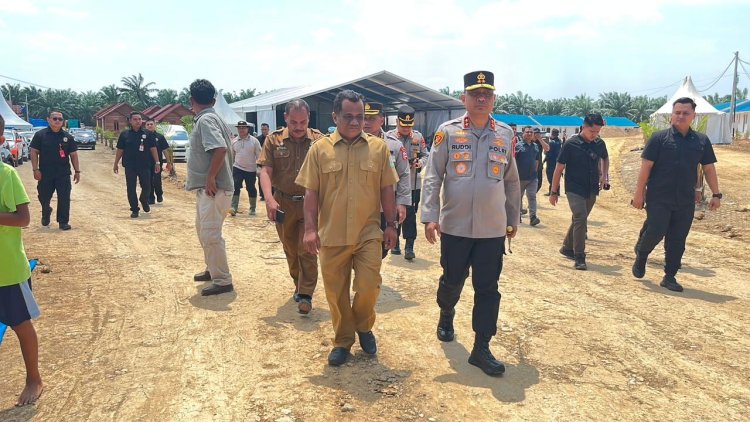 Hari Kedua Bertugas, Kapolda Aceh Tinjau Kesiapan Hunian Tetap Presisi di Aceh Tamiang Jelang Peresmian