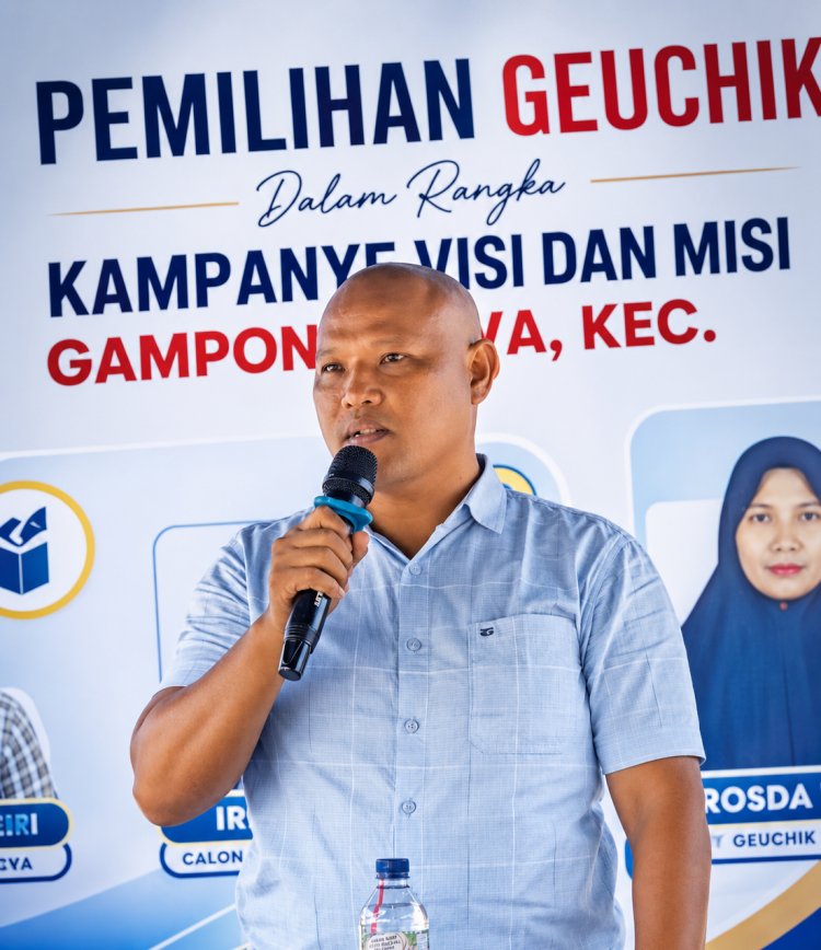 Paparan Visi Misi Berjalan Sukses, Calon Geuchik Nomor Urut 2 Tarik Simpati Warga Gampong Kapa