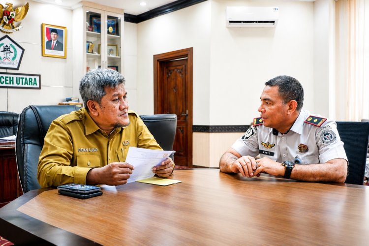 Kalapas Lhoksukon Temui Sekda Aceh Utara, Bahas Hibah Kendaraan Dinas hingga Remisi HUT RI ke-81