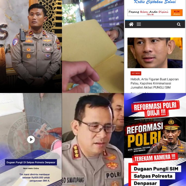 Kasus Dugaan Penyalahgunaan Wewenang Kapolresta Denpasar : Korban Lapor ke Propam Mabes Polri, Ungkap Ketidakwajaran Proses Hukum