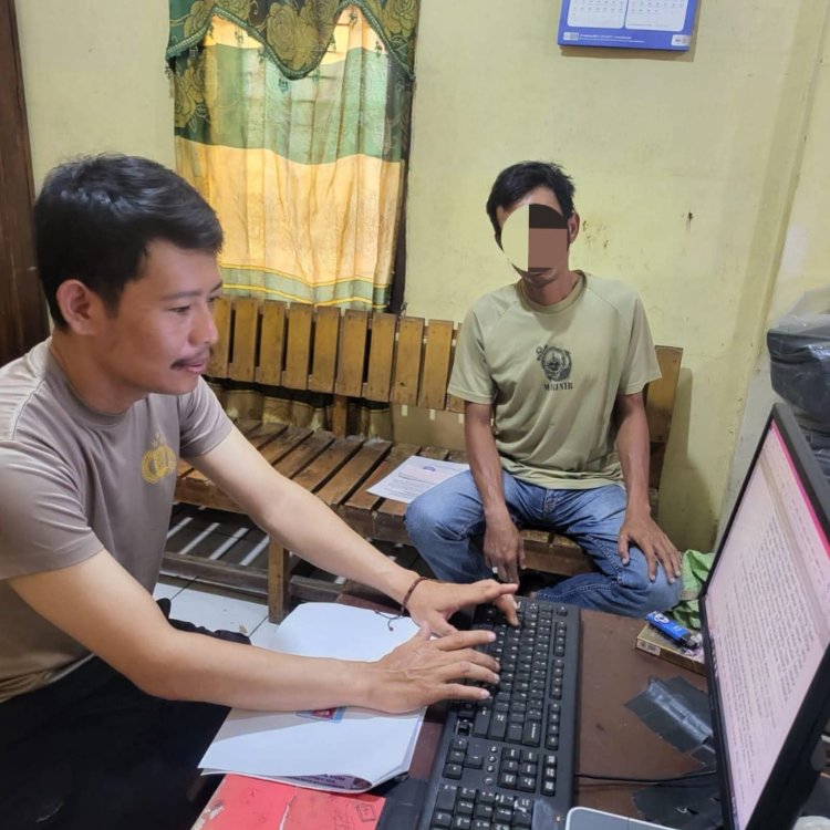 Tegas Menindak Pungli! Seorang Pria Diamankan Polsek Abung Selatan di Simpang Propau   