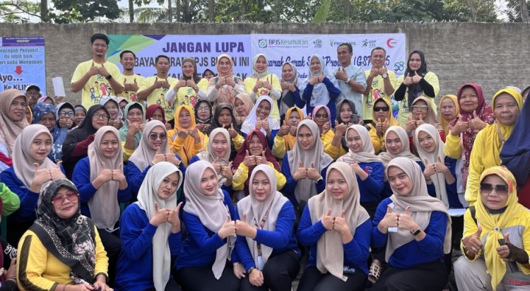 Semarak Gerak Sehat Prolanis 335, BPJS Kesehatan Cabang Metro Ajak Masyarakat Budayakan Hidup Sehat