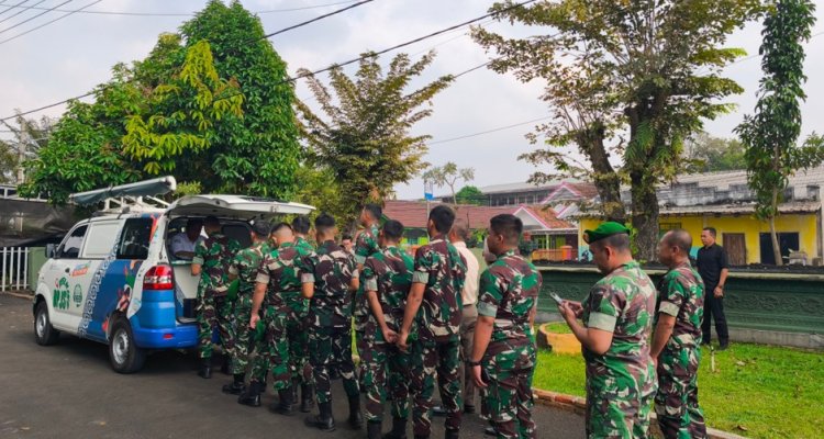 BPJS Kesehatan Dekatkan Layanan JKN bagi Prajurit dan Masyarakat melalui BPJS Keliling di Korem 043/Gatam