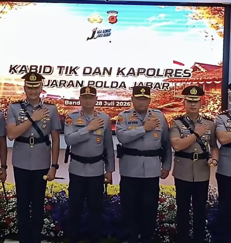 Polda Jawa Barat Gelar Sertijab Pejabat Utama dan Kapolres Se-Jabar, Segarkan Organisasi Demi Pelayanan yang Lebih Presisi