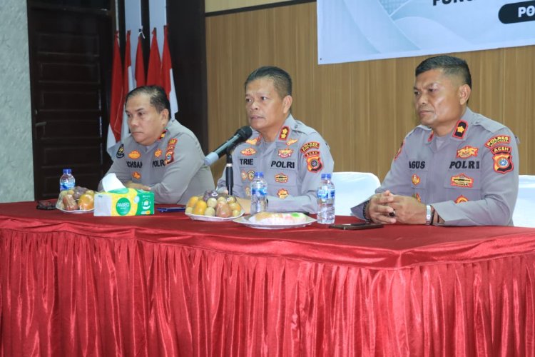 Kapolres Aceh Utara Buka Pelatihan Peningkatan Kemampuan Lima Fungsi Teknis Kepolisian
