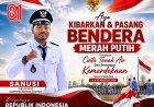 Sambut HUT RI ke-81, Geuchik Matang Ceungai Ajak Warga Kibarkan Merah Putih Sepanjang Agustus
