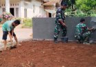 KODIM 0427/WAY KANAN BANGUN SARANA SUMUR BOR, WUJUD KEPEDULIAN TNI TERHADAP AIR BERSIH