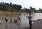Polsek Negara Batin Imbau Warga Waspada Saat Bermain dan Mandi di Sungai Karta Jaya