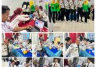 Sambut HUT Ke-81 RI, Ka. LPKA Banda Aceh dan Jajaran Ikuti Aksi Donor Darah