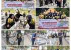 Sambut HUT ke-81 RI, Jajaran LPKA Banda Aceh Bersihkan Taman Makam Pahlawan