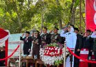 Kapolres Hadiri Upacara Peringatan HUT ke-81 Kemerdekaan RI di Pemkab. Way Kanan 